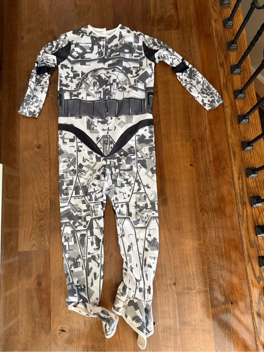 Youth Storm trooper Costume Jumpsuit Star Wars By Rubie’s Size Large Star Wars